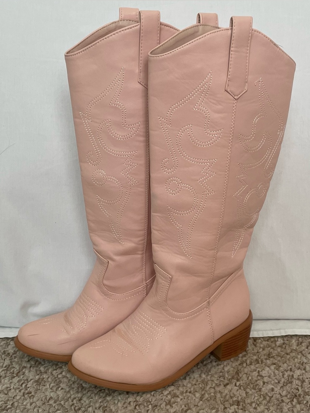 Pink Cowboy Boots concert 5.5 embroidered women’s